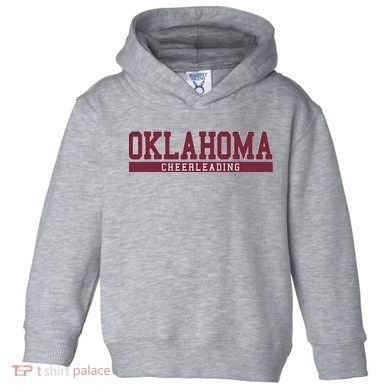 Oklahoma Cheerleading Toddler Hoodie