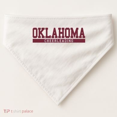 Oklahoma Cheerleading USA-Made Doggie Bandana