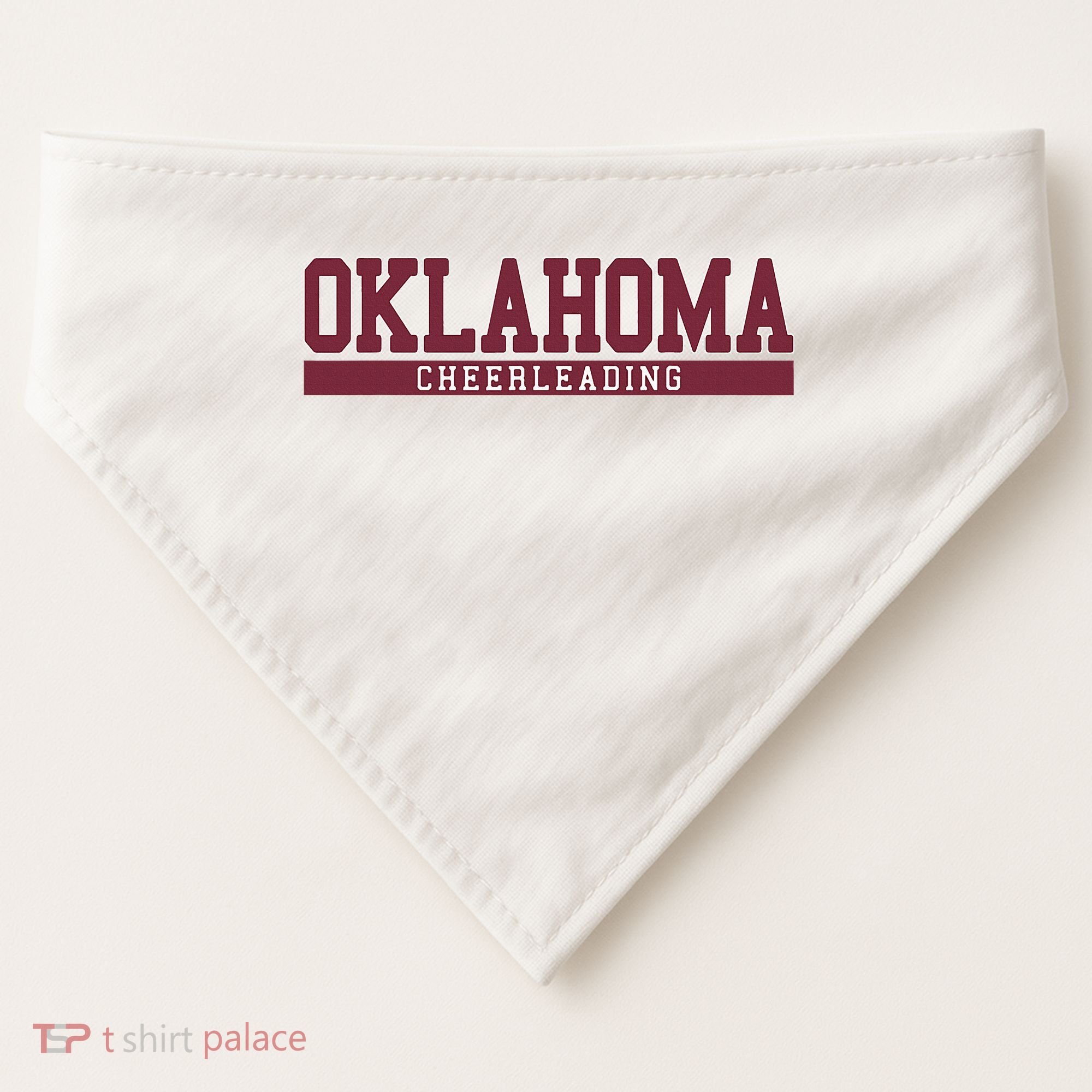 Oklahoma Cheerleading USA-Made Doggie Bandana