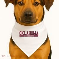 Oklahoma Cheerleading USA-Made Doggie Bandana thumb 1
