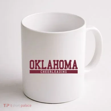 Oklahoma Cheerleading Coffee Mug back