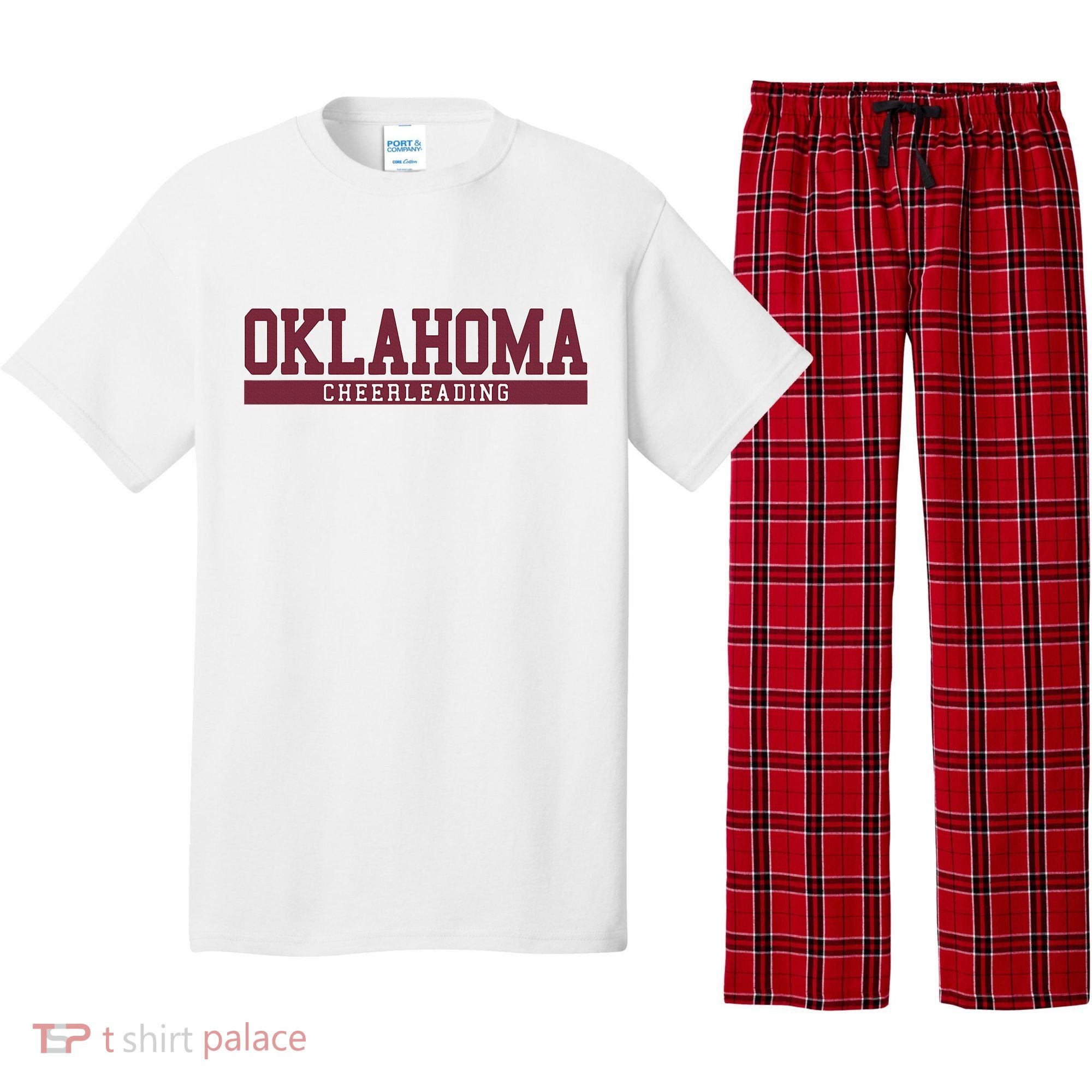 Oklahoma Cheerleading Pajama Set
