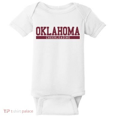 Oklahoma Cheerleading Baby Bodysuit