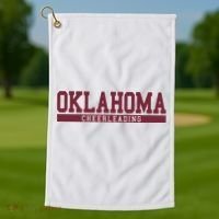 Oklahoma Cheerleading Golf Towel thumb 1