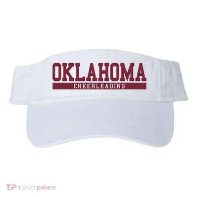 Oklahoma Cheerleading Visor