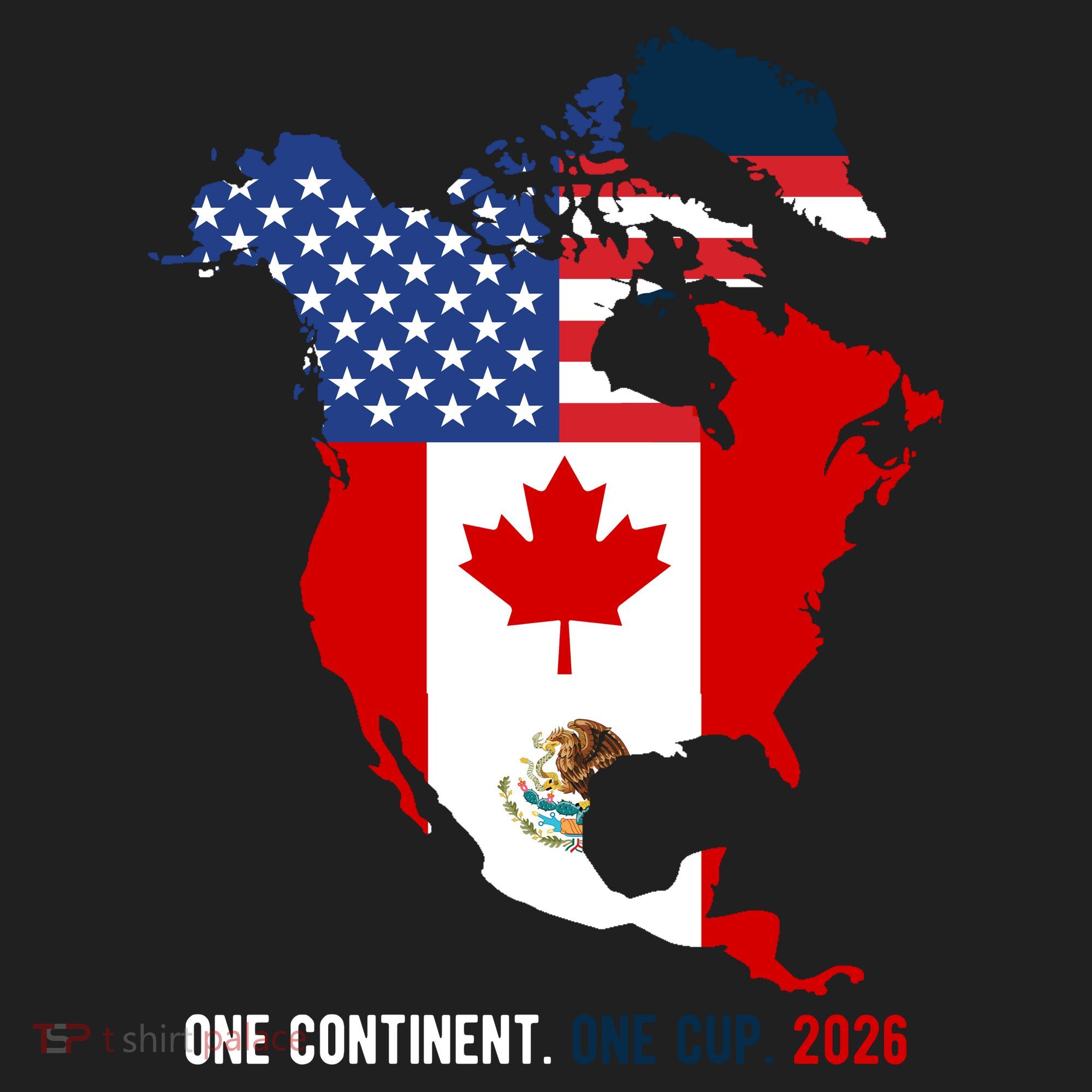 One Continent One Cup 2026 Soccer USA Canada Mexico Women's Sweatshirt
