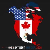 One Continent One Cup 2026 Soccer USA Canada Mexico Coaster thumb 2