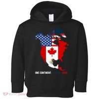 One Continent One Cup 2026 Soccer USA Canada Mexico Toddler Hoodie thumb 0
