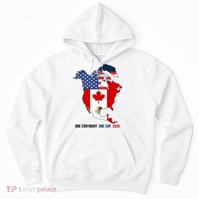 One Continent One Cup 2026 Soccer USA Canada Mexico Hoodie