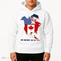 One Continent One Cup 2026 Soccer USA Canada Mexico Hoodie thumb 2