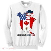One Continent One Cup 2026 Soccer USA Canada Mexico Sweatshirt thumb 0