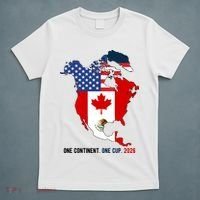 One Continent One Cup 2026 Soccer USA Canada Mexico T-Shirt thumb 5