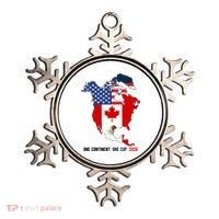 One Continent One Cup 2026 Soccer USA Canada Mexico Ornament thumb 0
