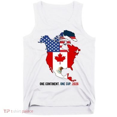 One Continent One Cup 2026 Soccer USA Canada Mexico Tank Top
