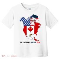 One Continent One Cup 2026 Soccer USA Canada Mexico Toddler T-Shirt thumb 0
