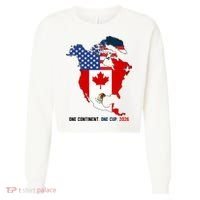 One Continent One Cup 2026 Soccer USA Canada Mexico Cropped Pullover Crew thumb 0