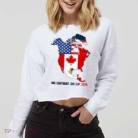 One Continent One Cup 2026 Soccer USA Canada Mexico Cropped Pullover Crew thumb 2