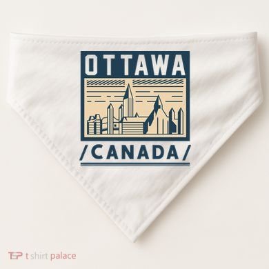 Ottawa Canada USA-Made Doggie Bandana