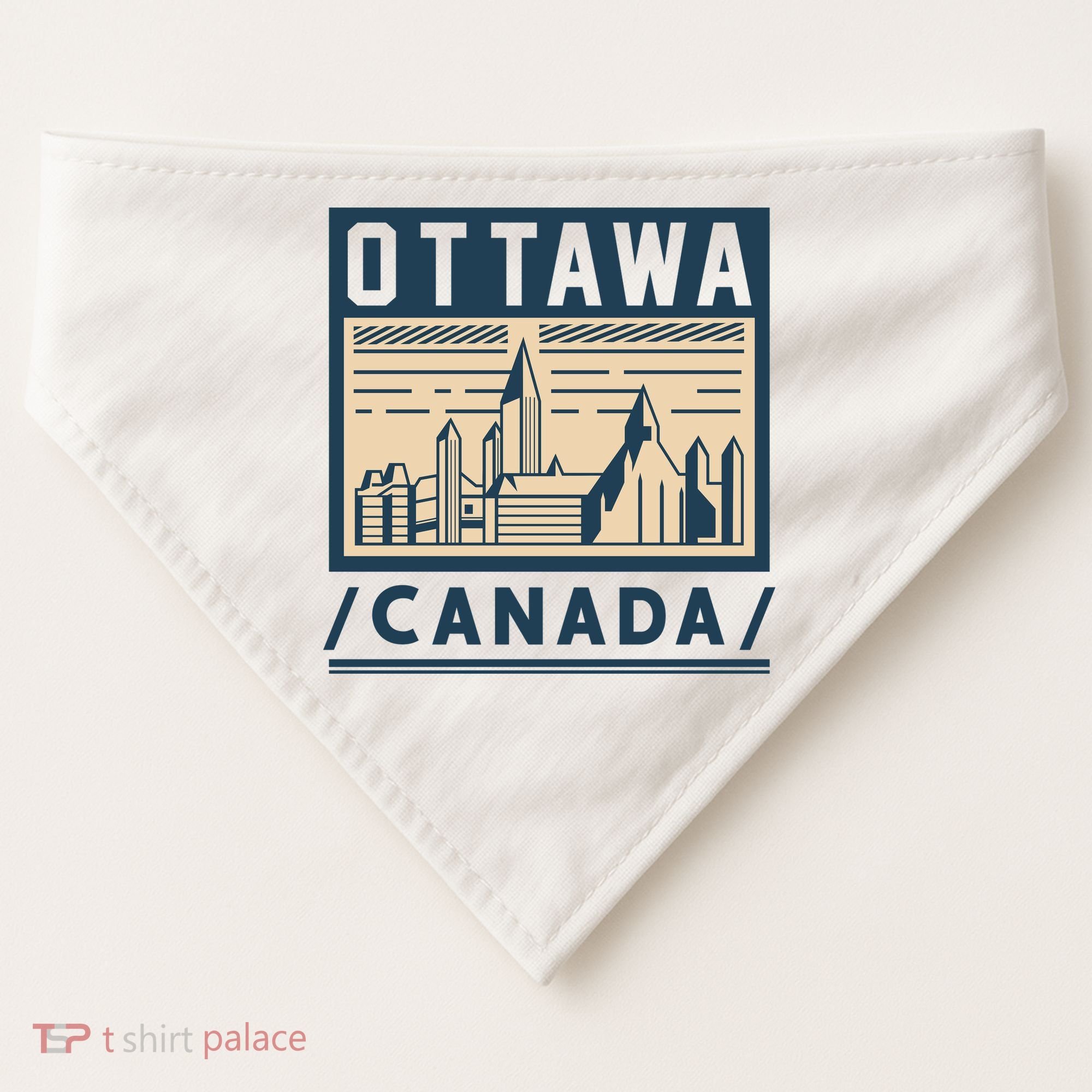 Ottawa Canada USA-Made Doggie Bandana