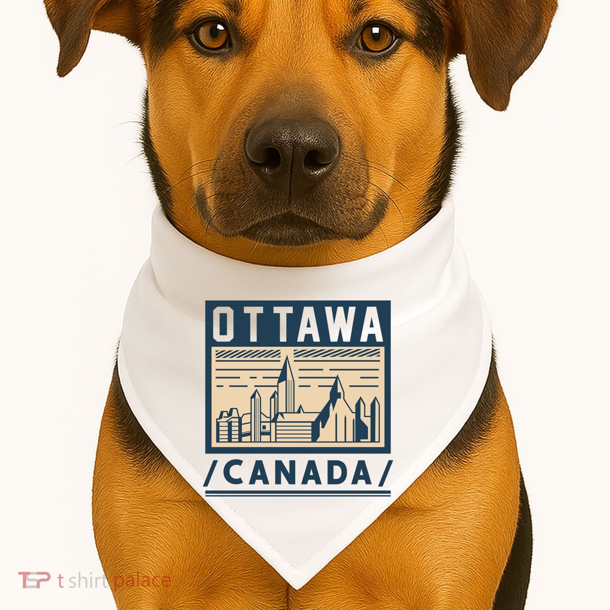 Ottawa Canada USA-Made Doggie Bandana