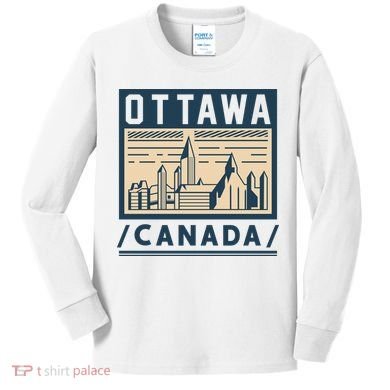 Ottawa Canada Kids Long Sleeve Shirt