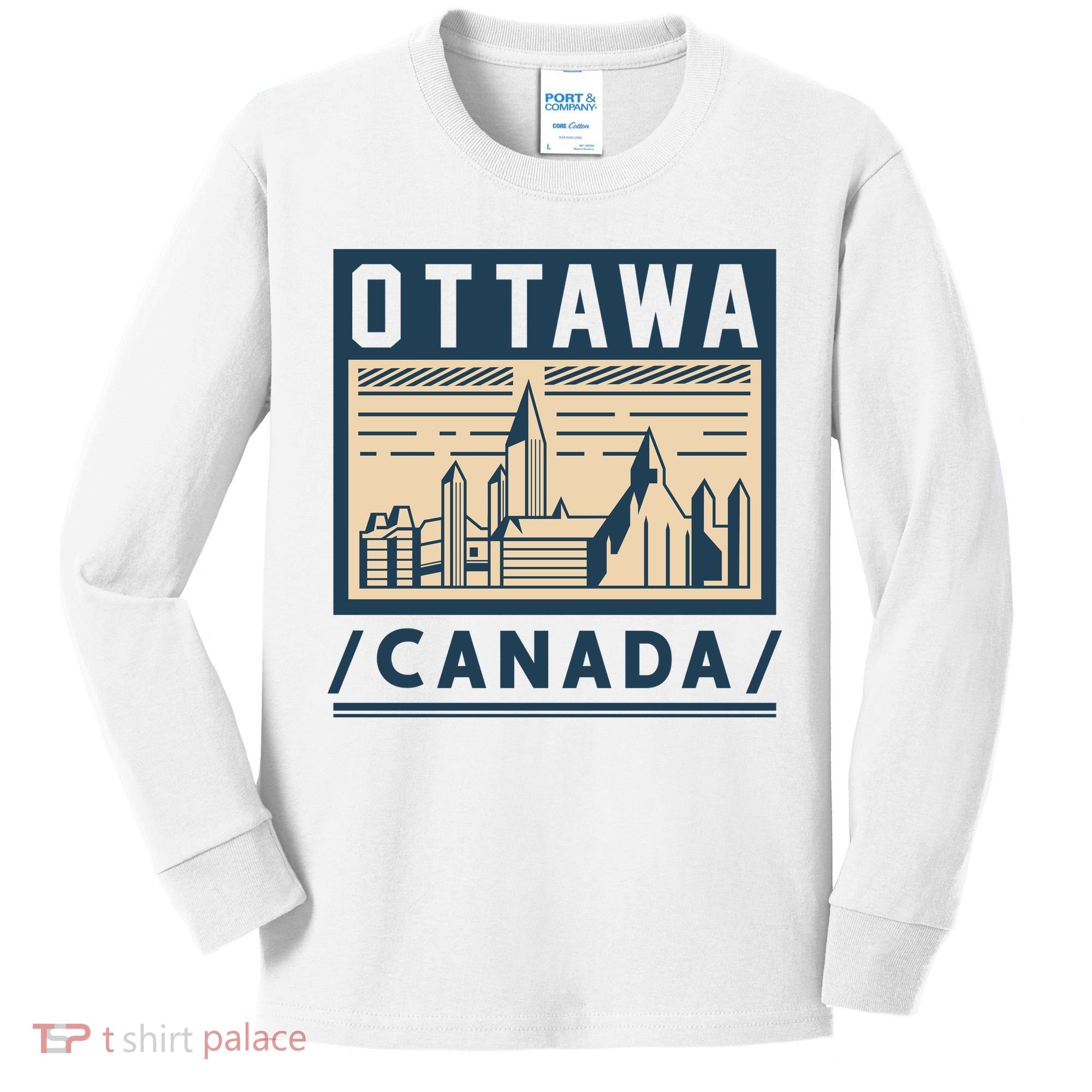 Ottawa Canada Kids Long Sleeve Shirt