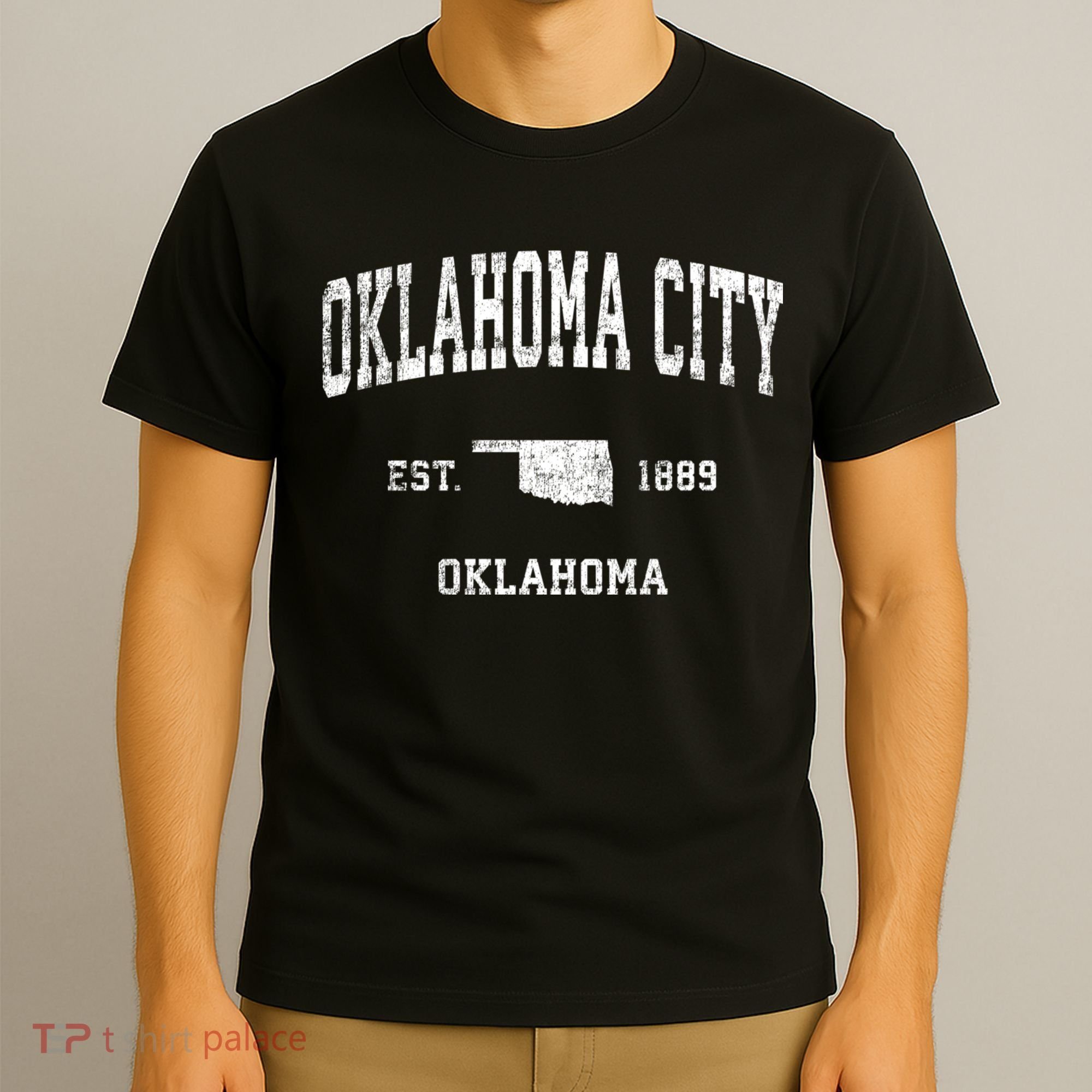 Oklahoma City Oklahoma Ok Vintage Sports T-Shirt