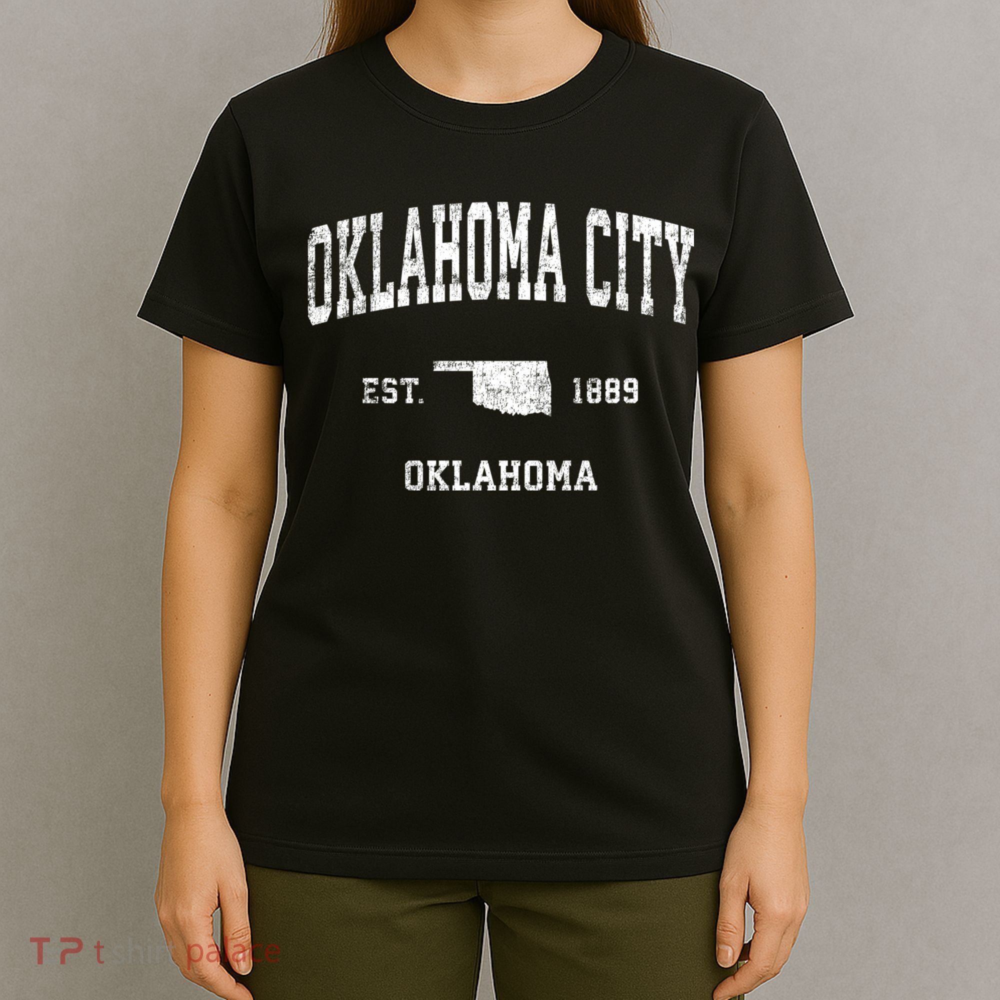 Oklahoma City Oklahoma Ok Vintage Sports T-Shirt