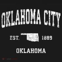Oklahoma City Oklahoma Ok Vintage Sports T-Shirt thumb 7