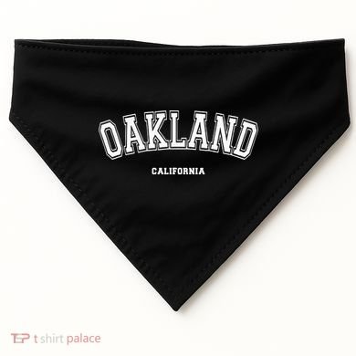 Oakland California USA-Made Doggie Bandana