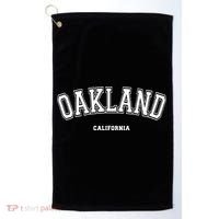 Oakland California Golf Towel thumb 0