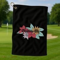 Oklahoma City Oklahoma Golf Towel thumb 1