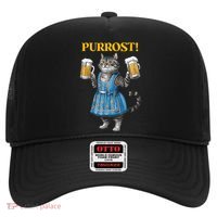 Oktoberfest Cheers Prost German Cat Drinking Beer Purrost Hat thumb 0
