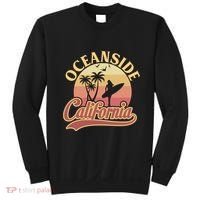 Oceanside California Retro Print Sweatshirt thumb 0