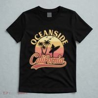 Oceanside California Retro Print T-Shirt thumb 5