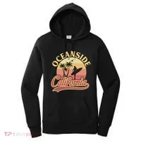 Oceanside California Retro Print Women's Hoodie thumb 0
