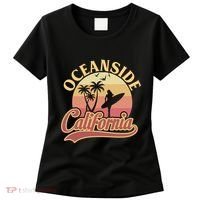 Oceanside California Retro Print Women's T-Shirt thumb 0