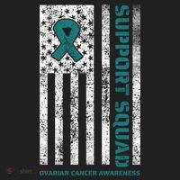 Ovarian Cancer Support Family Cancer Awareness Squad Meaningful Gift Hat thumb 2