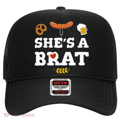 Oktoberfest Couples Shes A Brat Hat