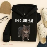 Oiiaoiia Cat Spinning Cat Meme Funny Trendy Cat Lovers Art Hoodie thumb 4