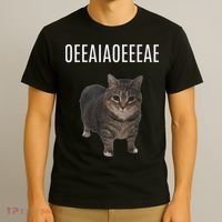 Oiiaoiia Cat Spinning Cat Meme Funny Trendy Cat Lovers Art T-Shirt thumb 3