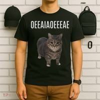 Oiiaoiia Cat Spinning Cat Meme Funny Trendy Cat Lovers Art T-Shirt thumb 6