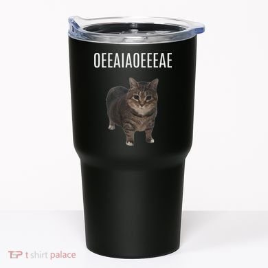 Oiiaoiia Cat Spinning Cat Meme Funny Trendy Cat Lovers Art Tumbler