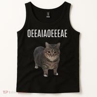 Oiiaoiia Cat Spinning Cat Meme Funny Trendy Cat Lovers Art Tank Top thumb 2