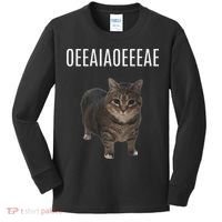 Oiiaoiia Cat Spinning Cat Meme Funny Trendy Cat Lovers Art Kids Long Sleeve Shirt thumb 0