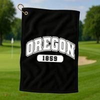 Oregon Collegiate Style 1859 Golf Towel thumb 1