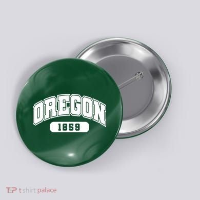 Oregon Collegiate Style 1859 Button