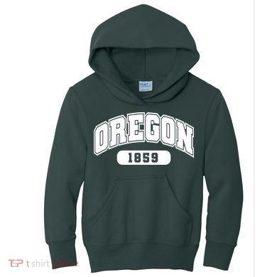 Oregon Collegiate Style 1859 Kids Hoodie