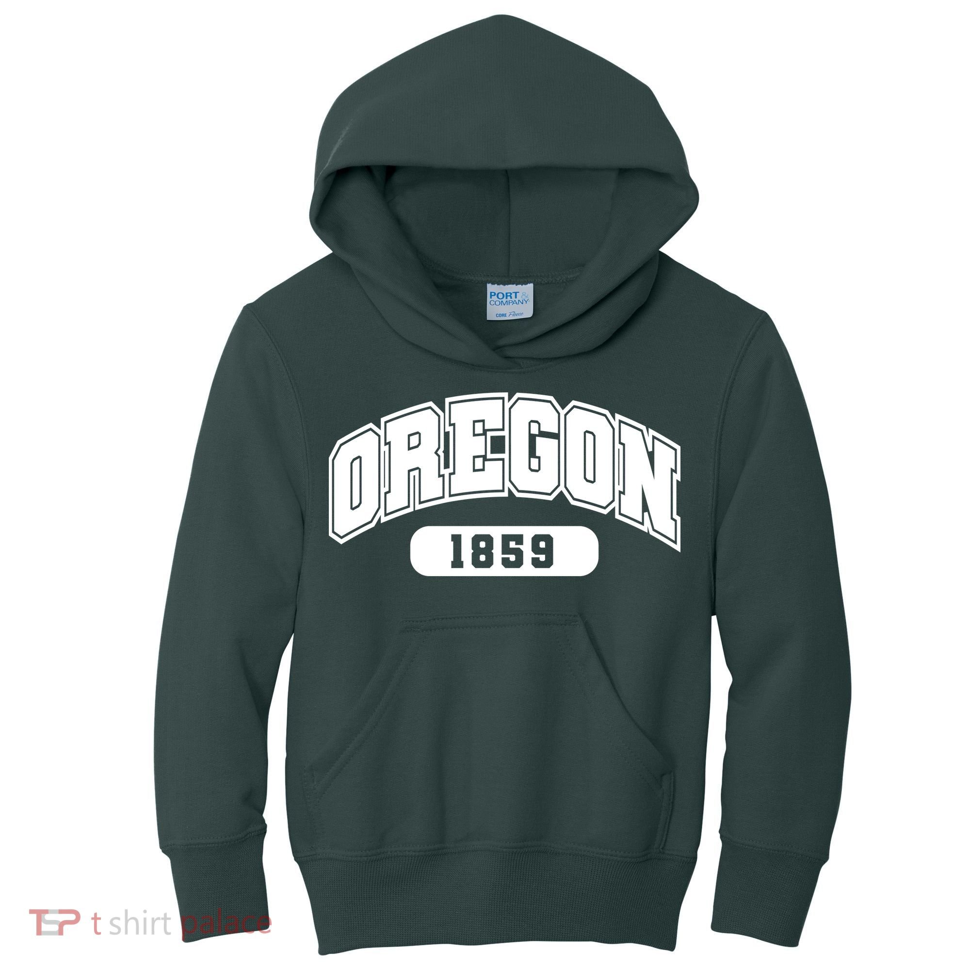 Oregon Collegiate Style 1859 Kids Hoodie
