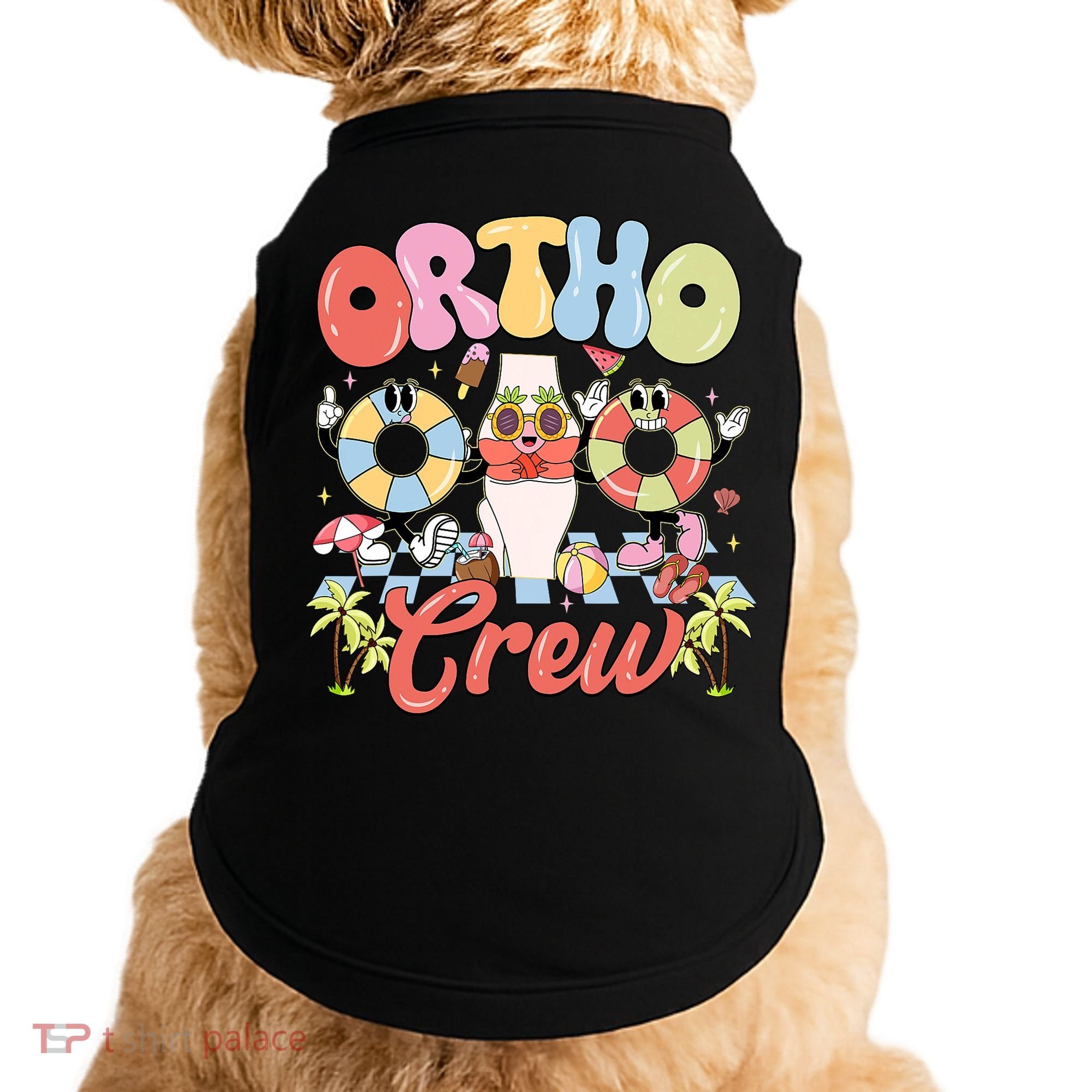 Ortho Crew Summer Vibes Orthopedic Surgeon Doggie Tank